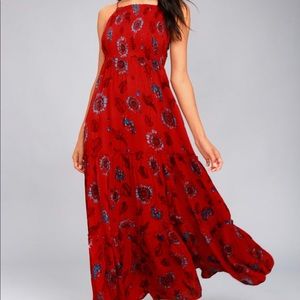 Free people garden party maxi dress